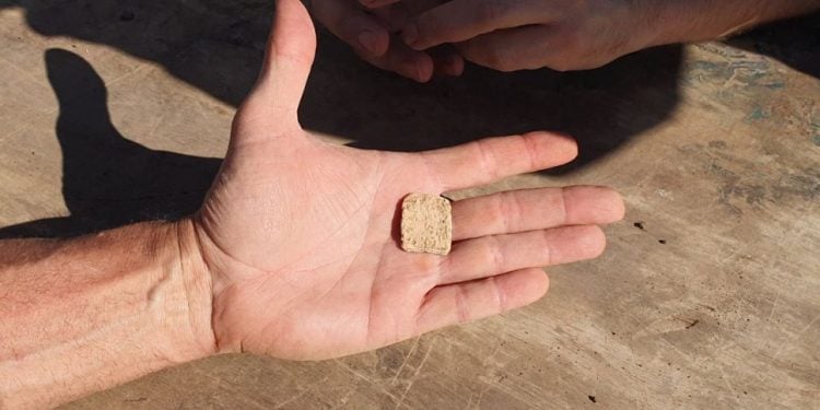 Hebreeuws amulet Een van de eerste opdrachten die Jozua uitvoerde na het binnentrekken van het beloofde land en de inname van Jericho, was het bouwen van een altaar op de berg Ebal, zoals Moses had opgedragen (Jozua 8:30).