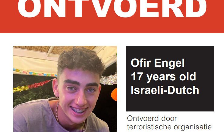 ONTVOERD Ofir Engels Bestel of print posters van de gegijzelden.. Zie ook: KidnappedFromIsrael.com Download poster van de Nederlandse Ofir Engels (update: eind november geruild)