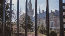 black metal frame glass window