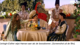 Esther Haman Afgelopen zondag vierde het Joodse volk Poerim, het feest van de bevrijding van de ballingen in het Perzische rijk uit dreigende onder­gang door de listen en intriges van de Amalekiet Haman aan het Perzische hof.