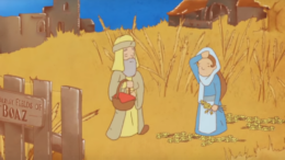 RuthEnBoaz Het is de gewoonte tijdens Sjavoe'ot, het Wekenfeest of Pinksteren, het boek Ruth te lezen. Sjavoe'ot is naast het feest van het ontvangen van de Torah ook het feest van de gerstoogst, en die speelt een belangrijke rol in het boek Ruth.