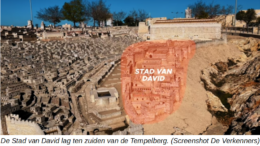 StadVanDavid Deze week vierden we Jeruzalemdag, waarin de here­ni­ging van de stad werd herdacht. Jeruzalem is de hoofd­stad van Israël. Dat was 3000 jaar gele­den ook al zo. In de tiende eeuw voor Christus ver­over­de David de centraal gelegen stad Jebus.
