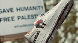 white and red air jordan shoe