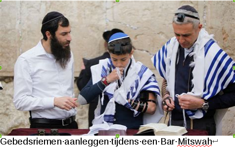 Gebedsriemen Het dragen van een uiterlijk teken – een uniform, gebedsriemen, een gebedsmantel – geeft aan dat je bij een bepaalde groep wil behoren. Dat geeft je een verplichting, en dat geeft je bescherming.