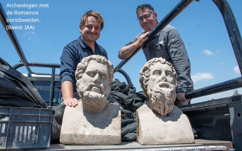 Archeologie: Romeinse beelden gevonden in Binyamina