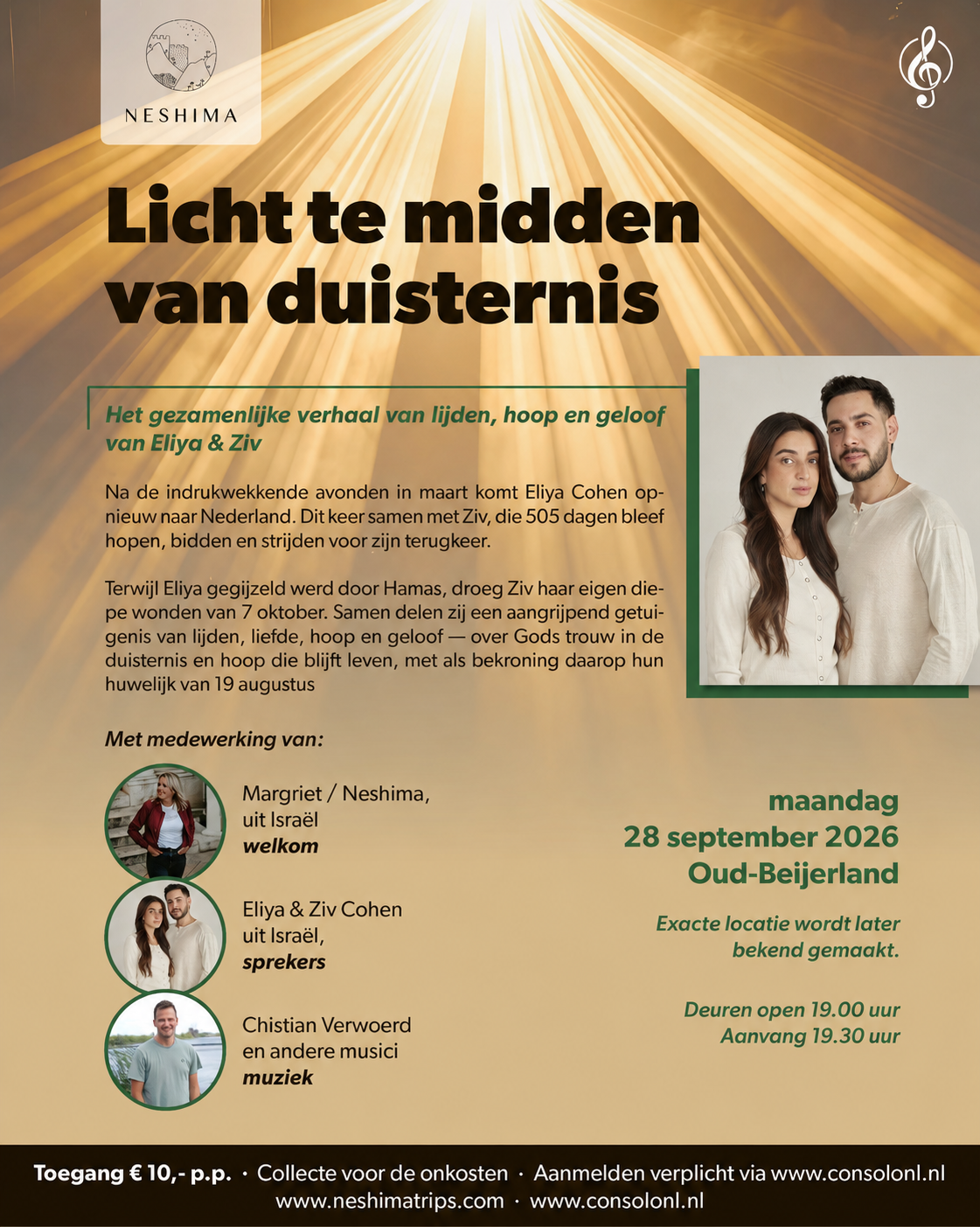 Bevrijd uit Gaza: Eliya Cohen in Nederland